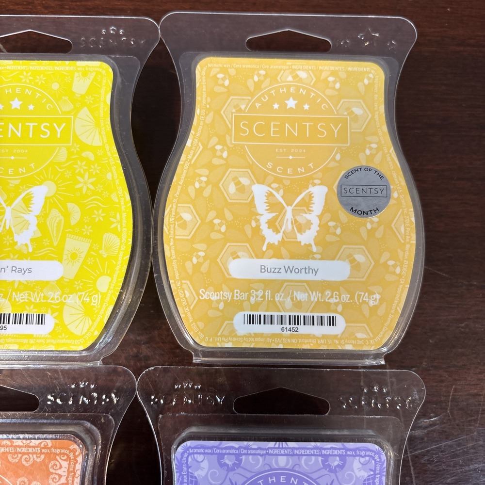 Lot‎ Of 4 Scentsy Wax Bar Collection NEW~SEE PICS - Picture 3 of 6
